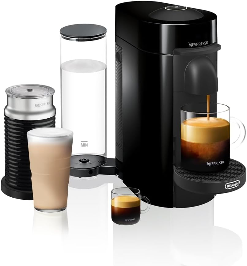 Nespresso VertuoPlus Coffee and Espresso Machine.